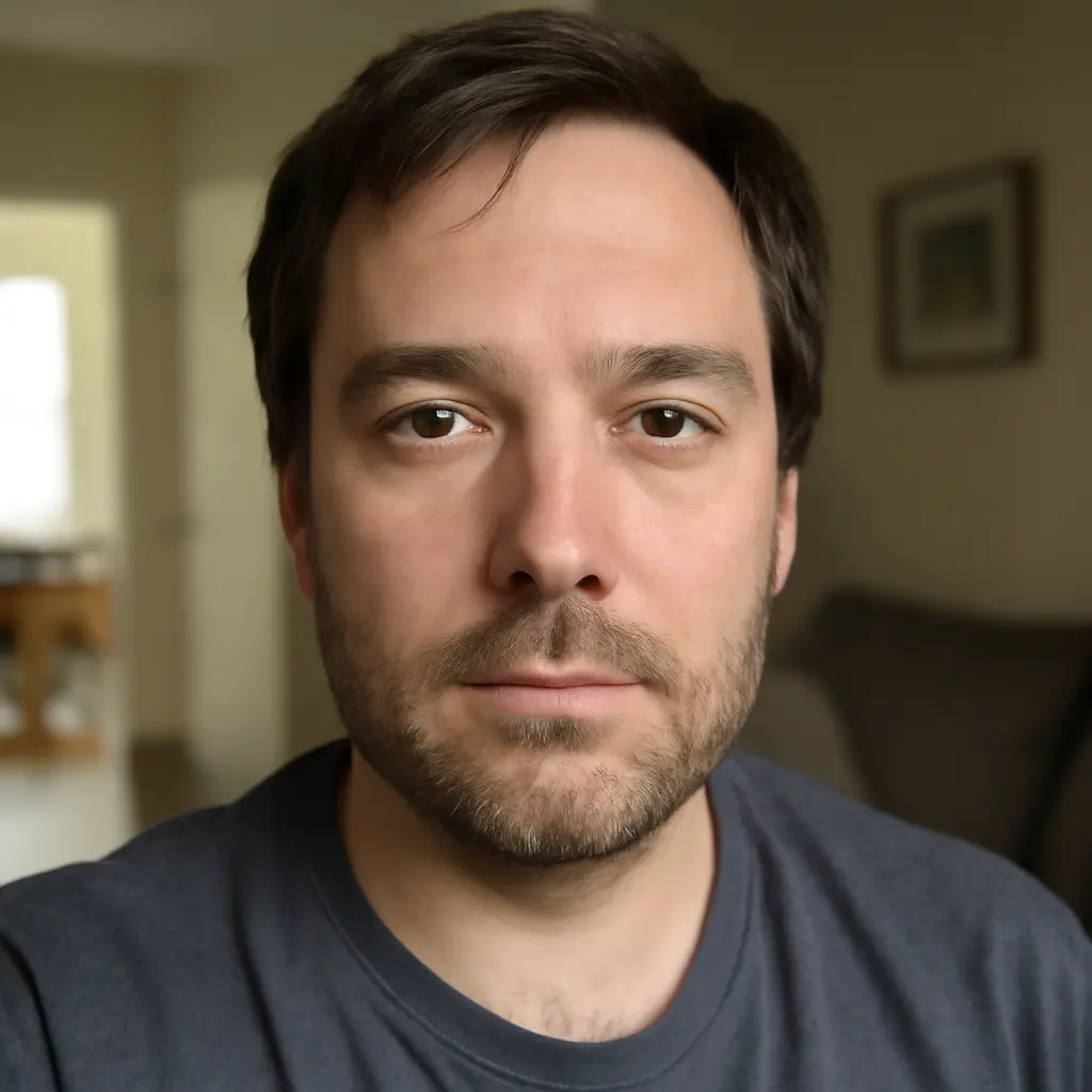 AI-generated fictional portrait